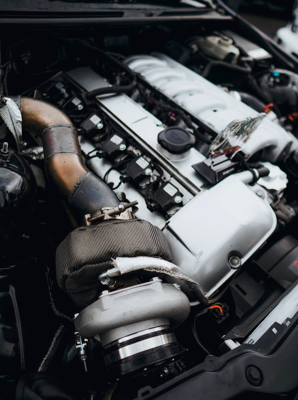 BMW E46 Top Mount Turbo Kit – Complete 600HP M54 Turbo System | One Touch Motorsports