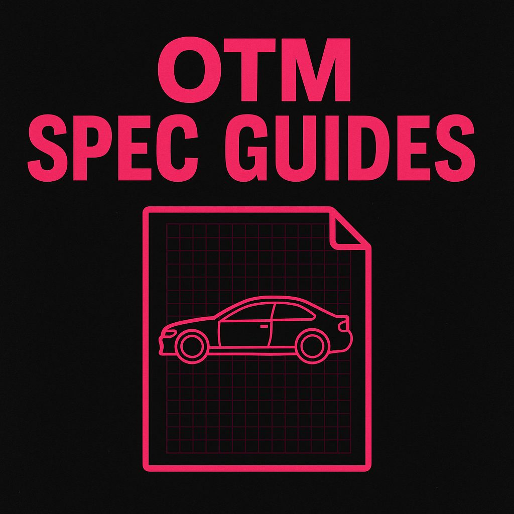 OTM Spec Guide - THE BMW E36