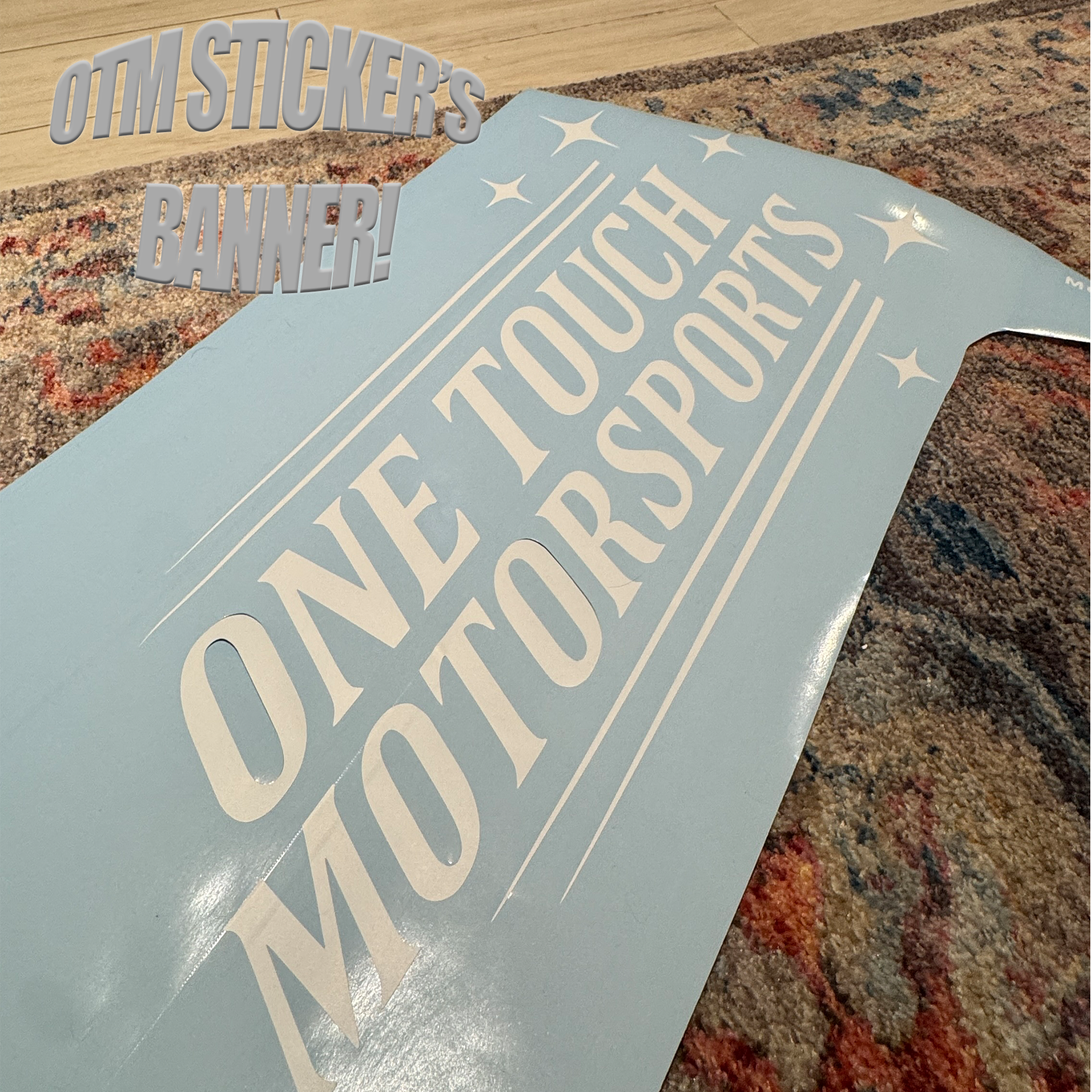 OTM Spec Stickers - OTM BANNER (RARE)
