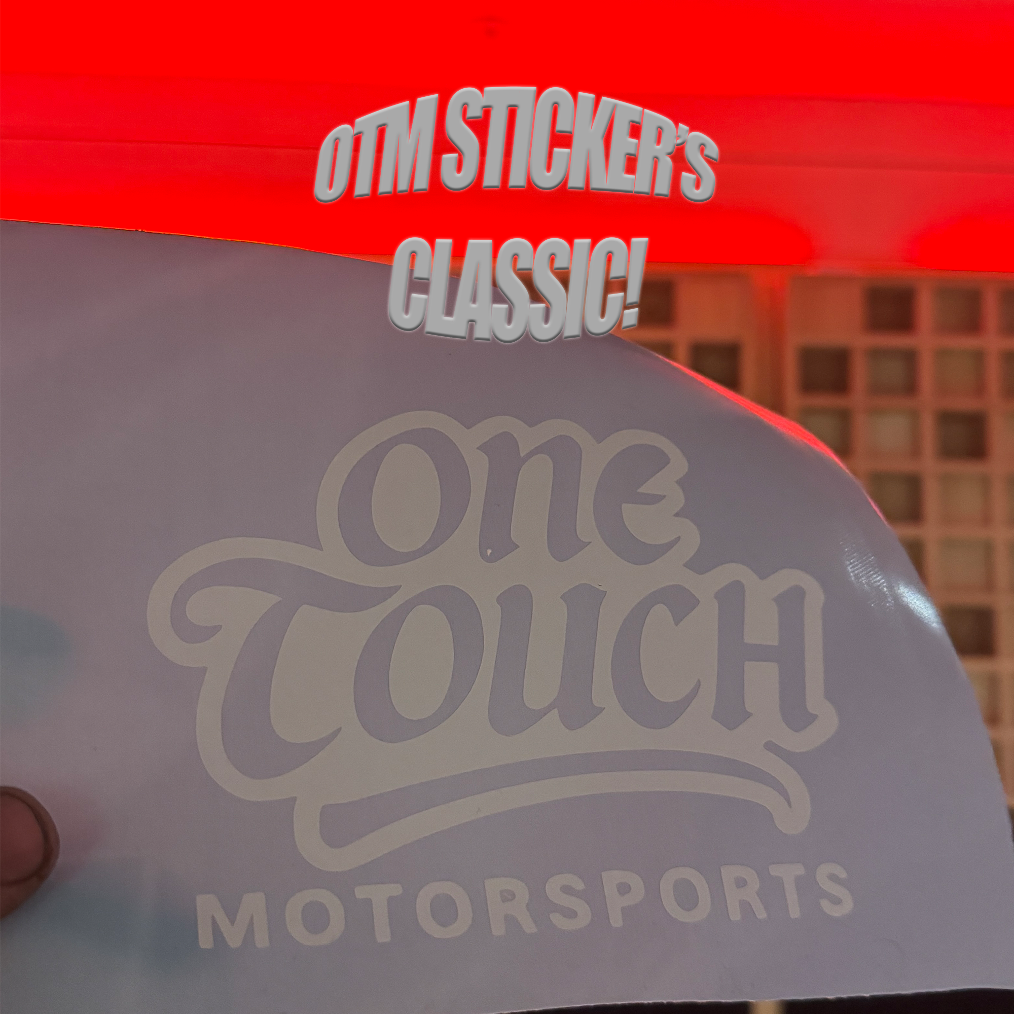 OTM SPEC STICKER'S - CLASSIC STYLE
