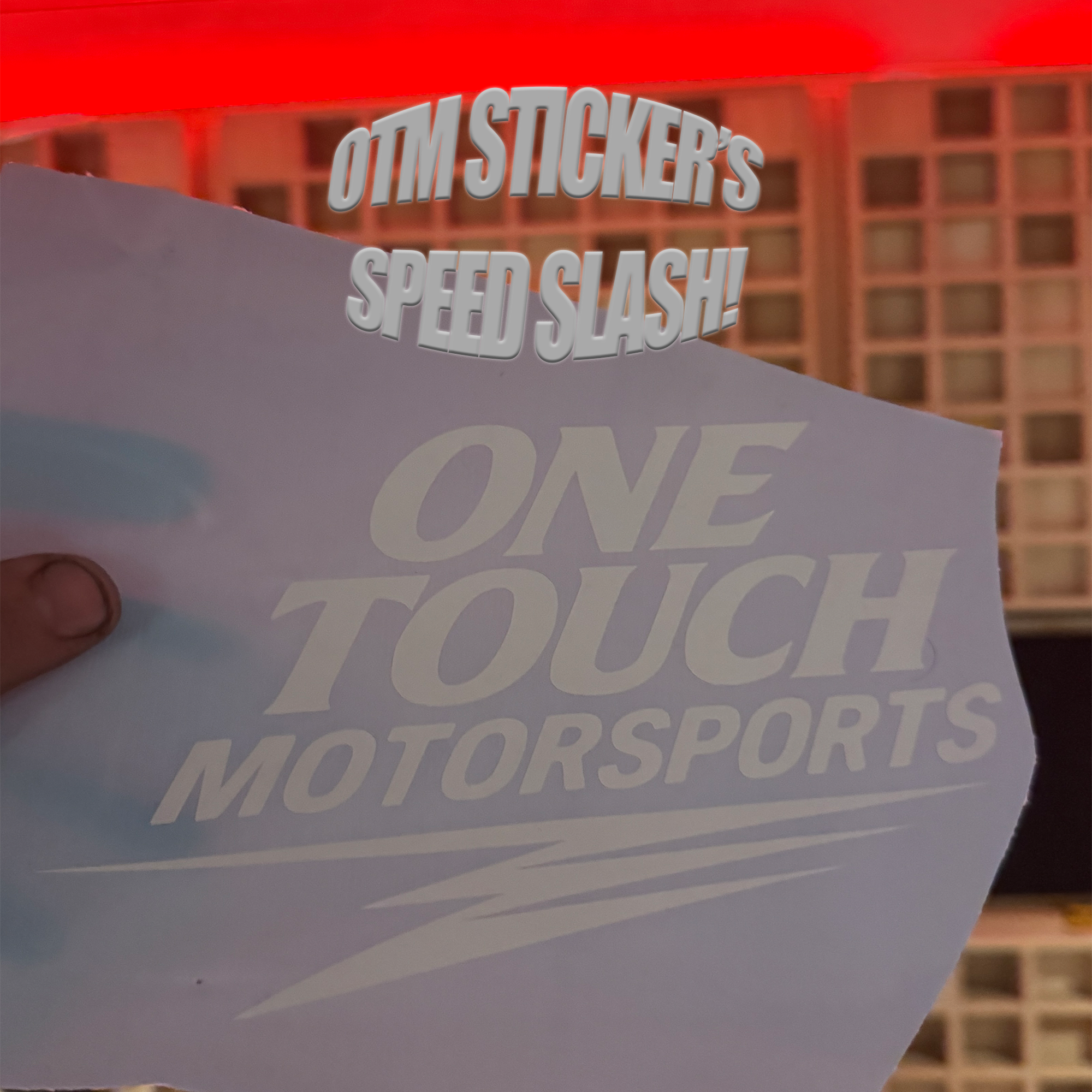 OTM Spec Sticker's - Speed Slash! – One Touch Motorsports
